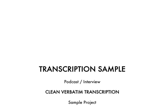 transcribe audio, video, interviews, podcasts and youtube